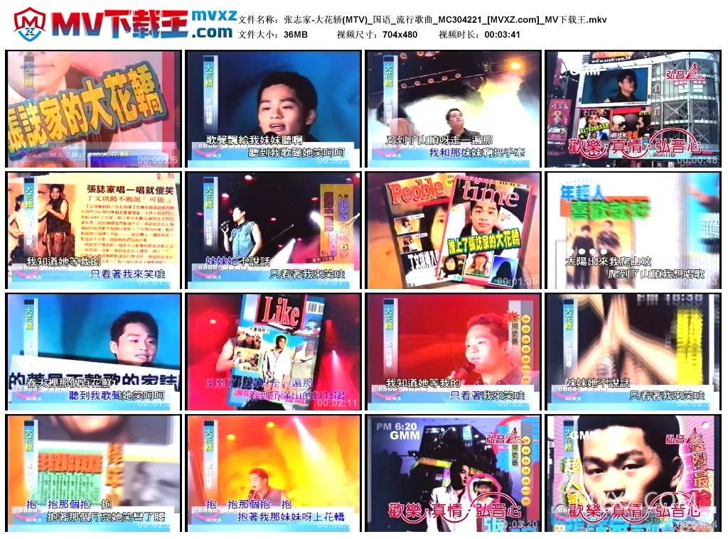 张志家-大花轿(MTV)_国语_流行歌曲_MC304221